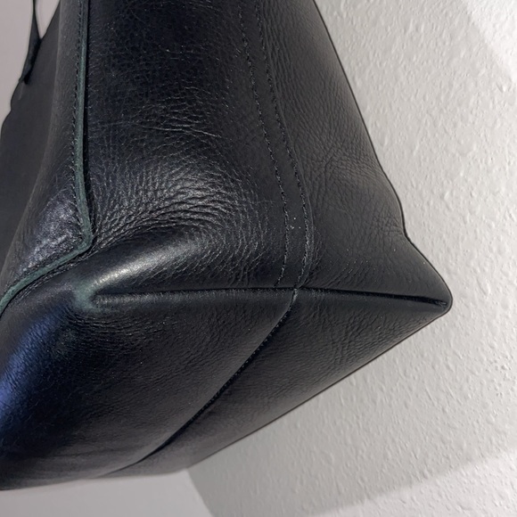 Madewell The Zip-Top Medium Transport Black Leather - Picture 3 of 11